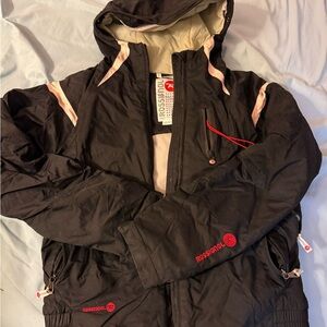 Rossignol Black Jacket with Red and White Accents
